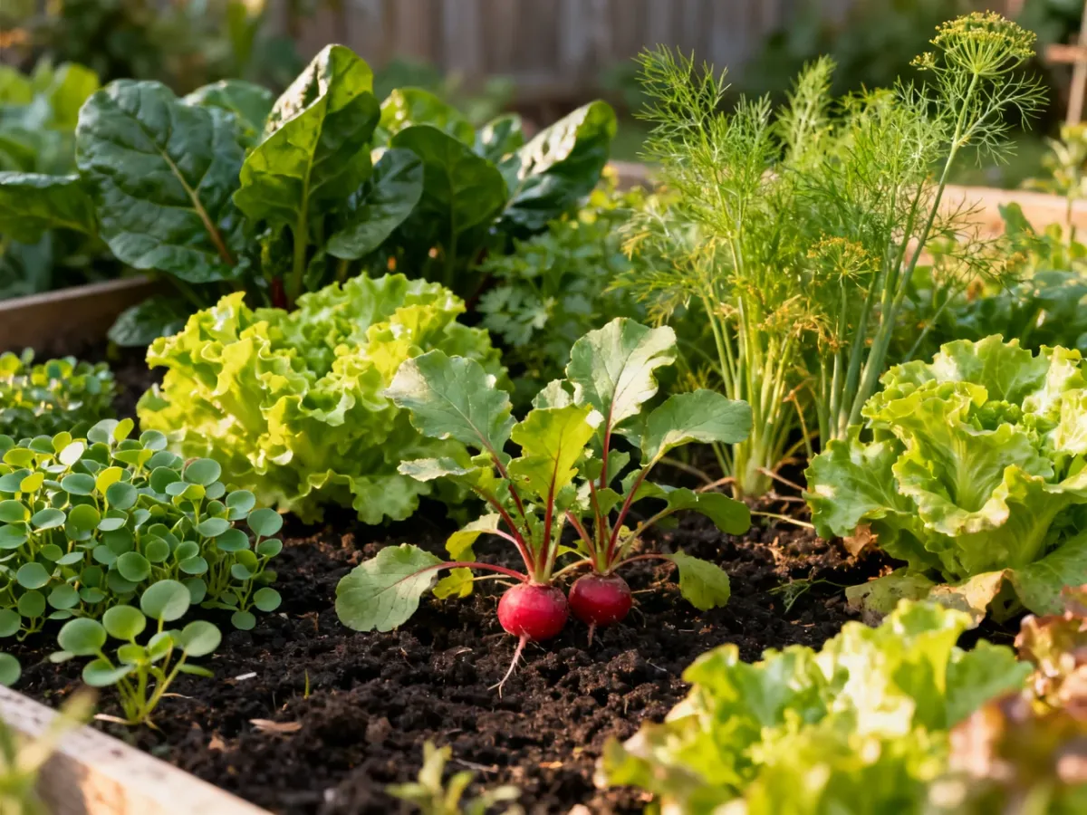 Warzywa szybko rosnące na jesienny zbiór